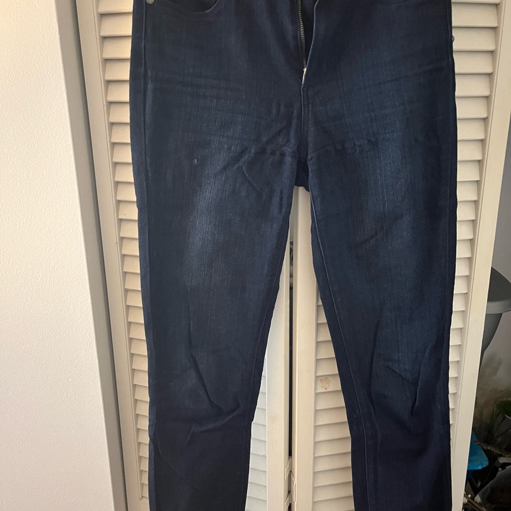 PAIGE Haxton Ankle dark blue jeans